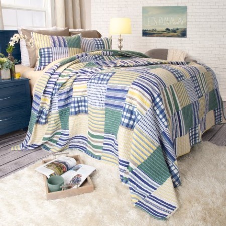 HASTINGS HOME Hastings Home Lynsey 2 Piece Quilt Set - Twin 204520FPF